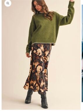 Final price $15 Large horse print western skirt